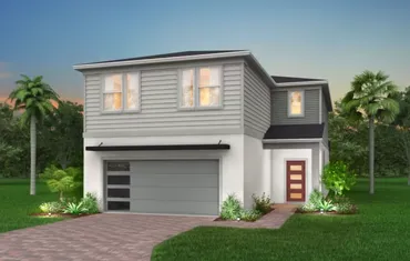 Elevação da casa modelo Windstone no Windsor Cay Resort